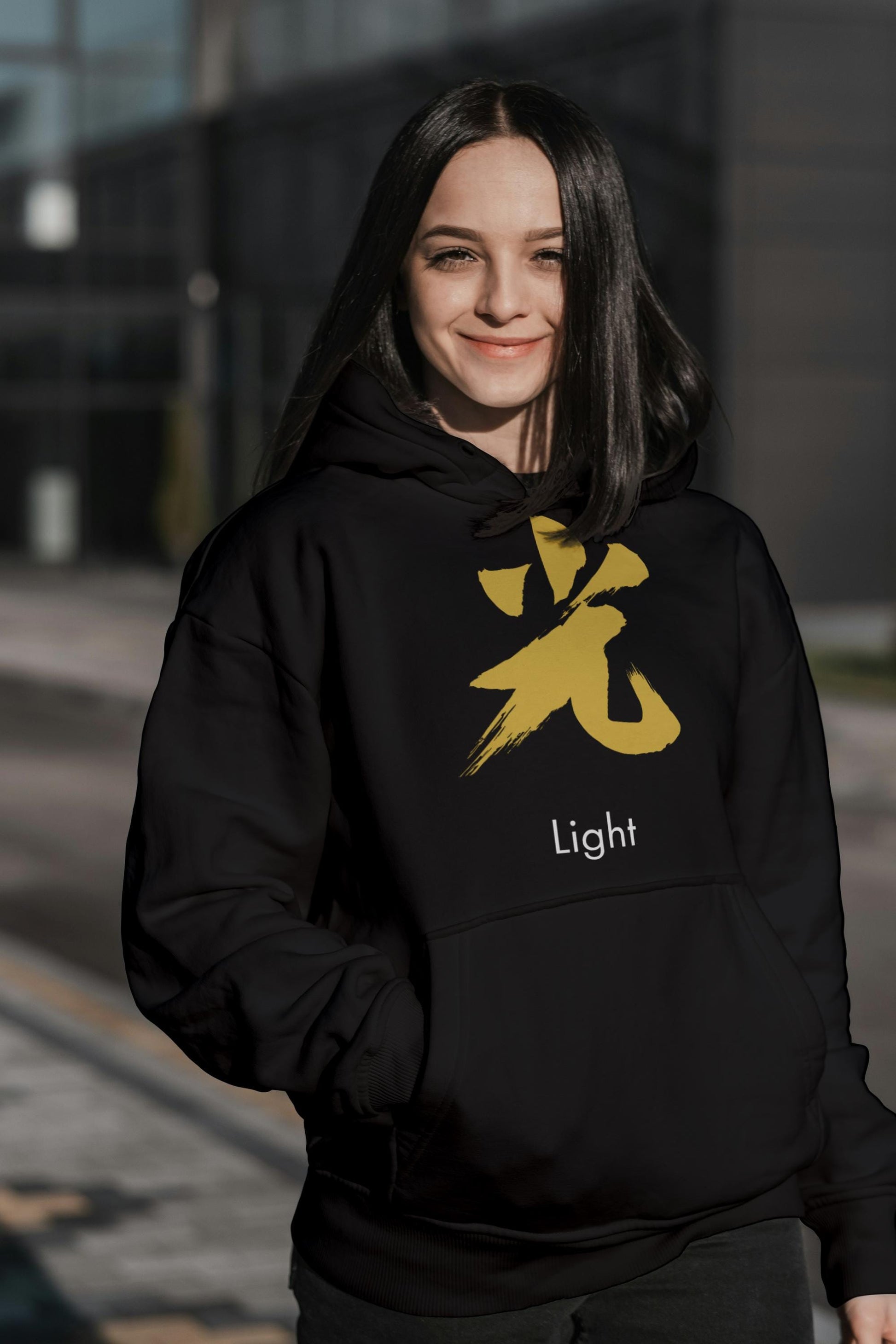 Light Kanji Hoodie “光(hikari)”